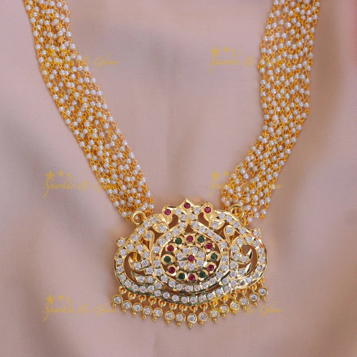 Elegant Gold Peacock Pendant Necklace - Sparkle & Glow