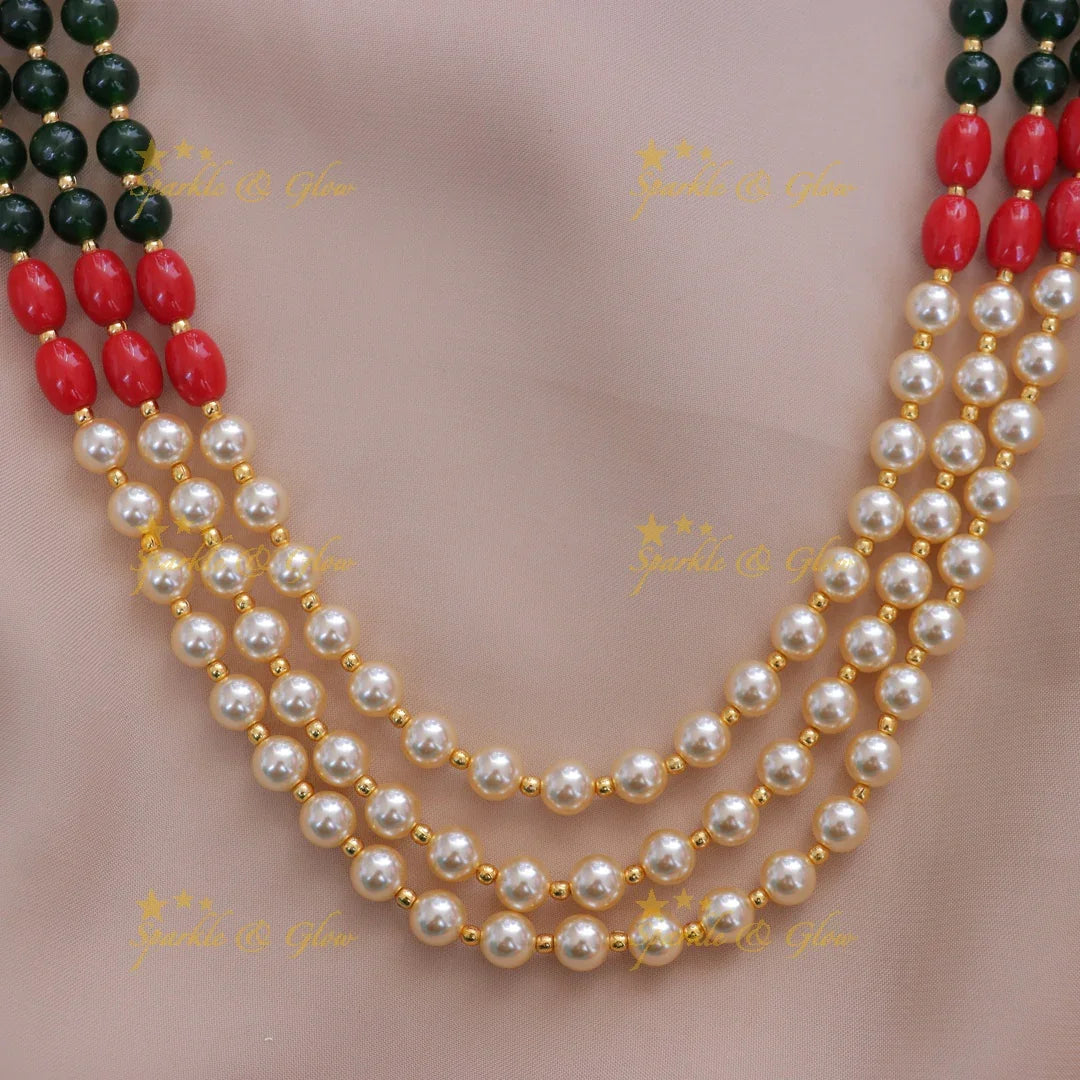 Elegant Multi-Color Bead Necklace for Every Occasion