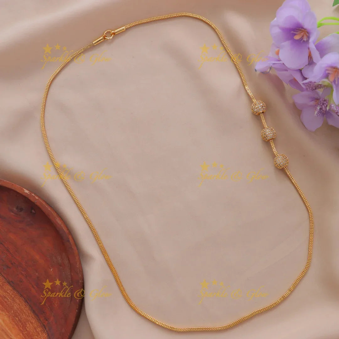 Elegant Mop Chain Necklace for Weddings and Parties