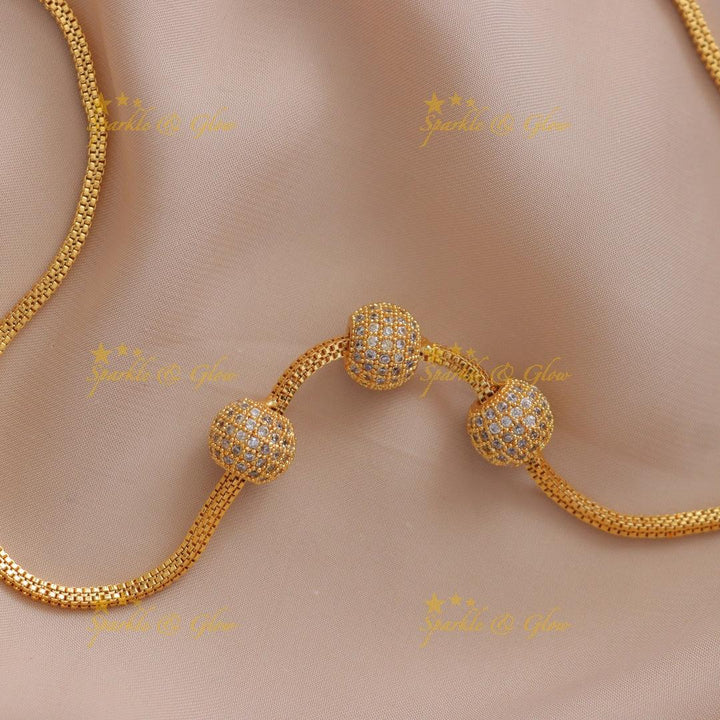 Elegant Mop Chain Necklace for Weddings and Parties