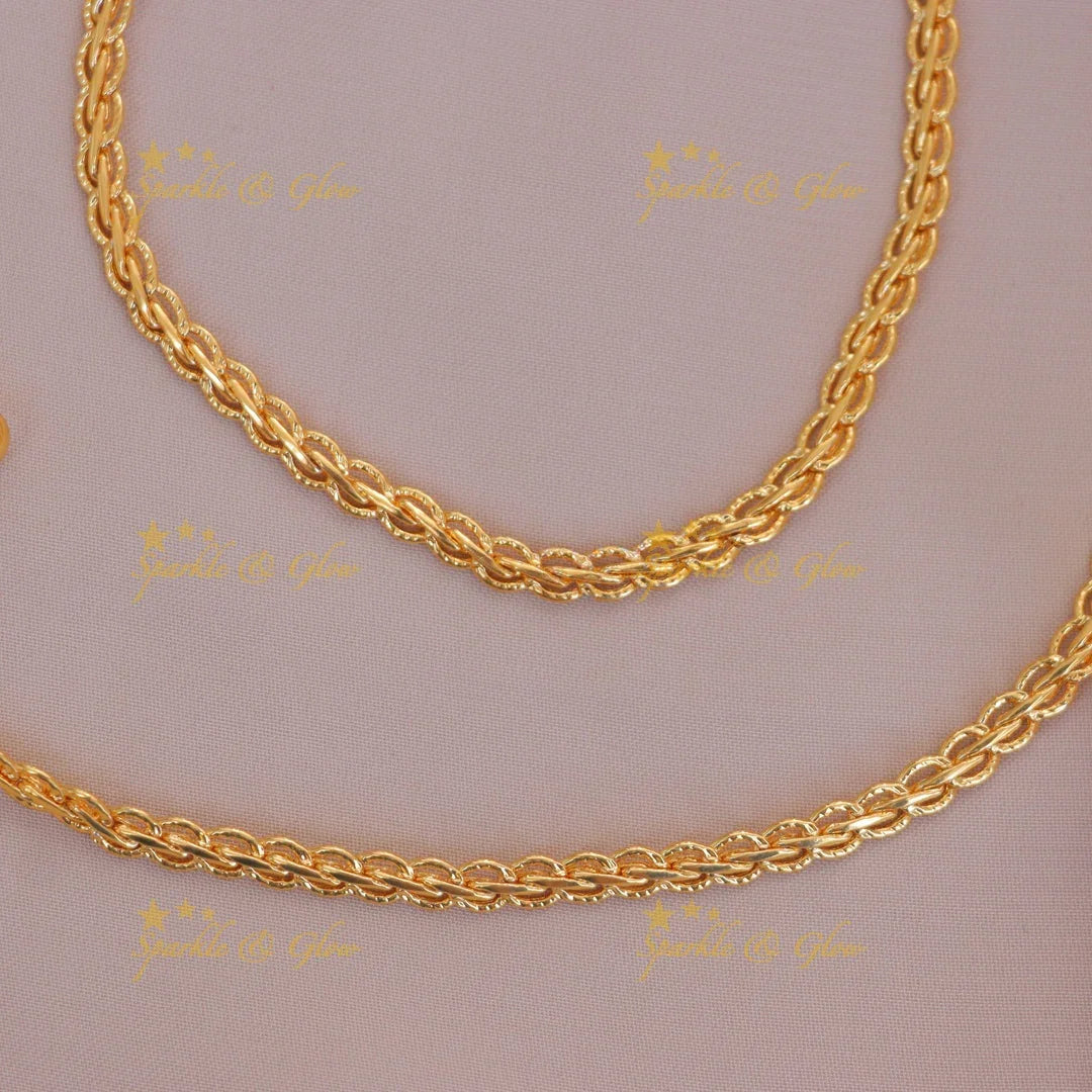 Exquisite Festive Gold Anklet for Elegant Occasions