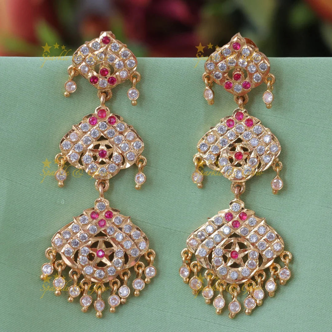Captivating Stone Earrings for Festive Elegance