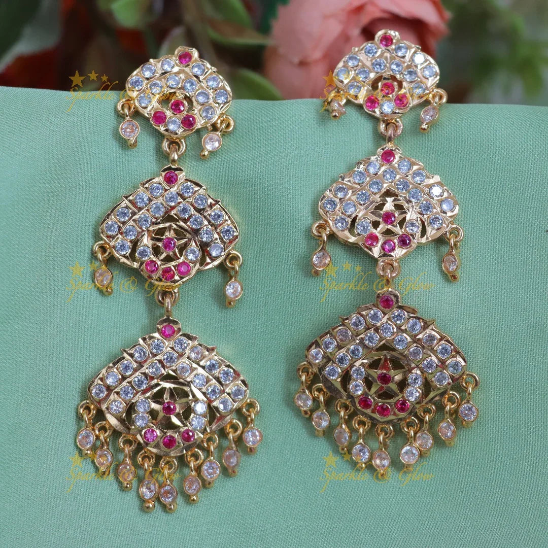 Captivating Stone Earrings for Festive Elegance