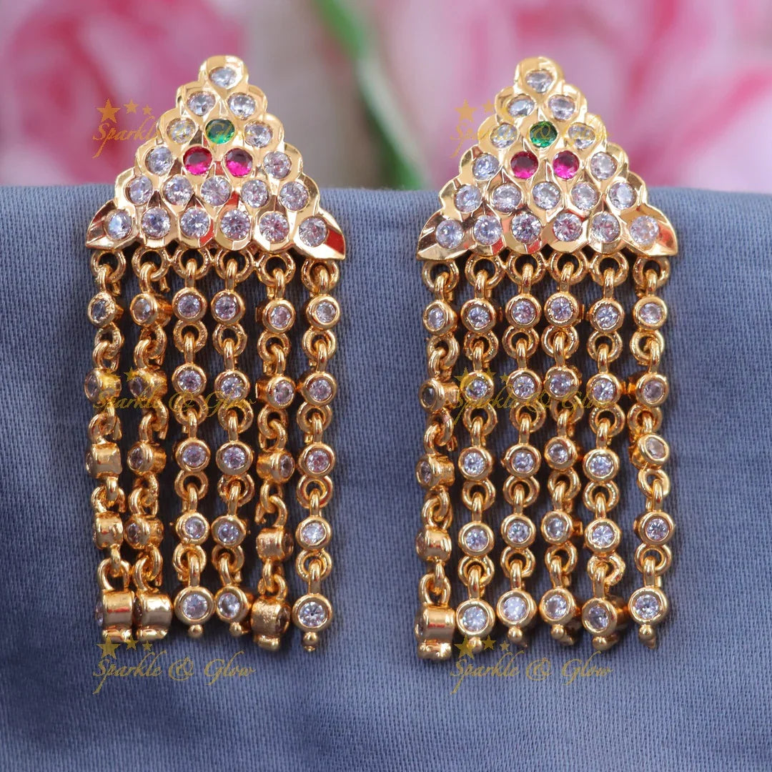 Stunning Gold Drop Earrings for Festive Occasions