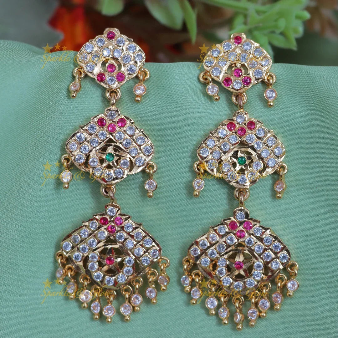 Captivating Stone Earrings for Festive Elegance