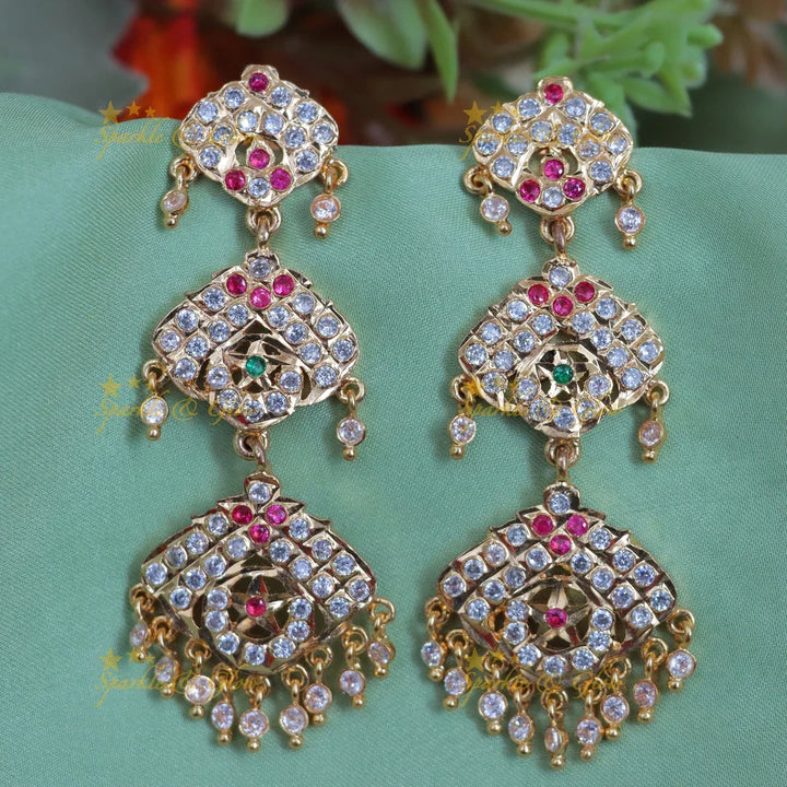 Captivating Stone Earrings for Festive Elegance