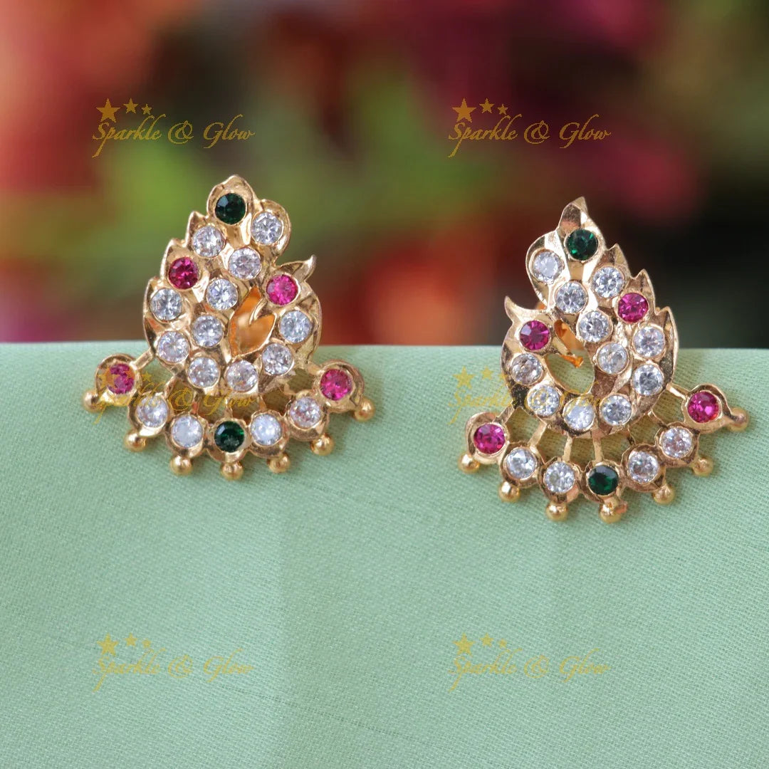 Exquisite Peacock Earrings for Wedding Celebrations