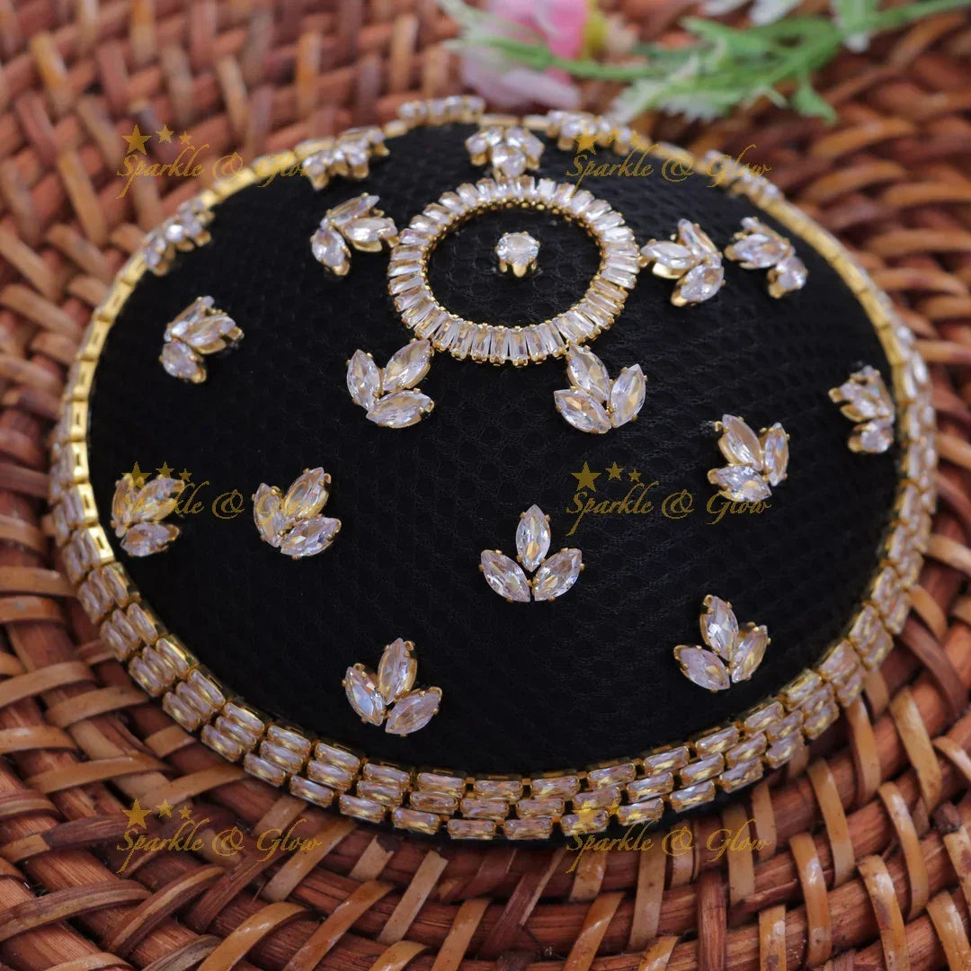 Exquisite Gold-Like Hair Bun – Perfect Festive Hair Accessory