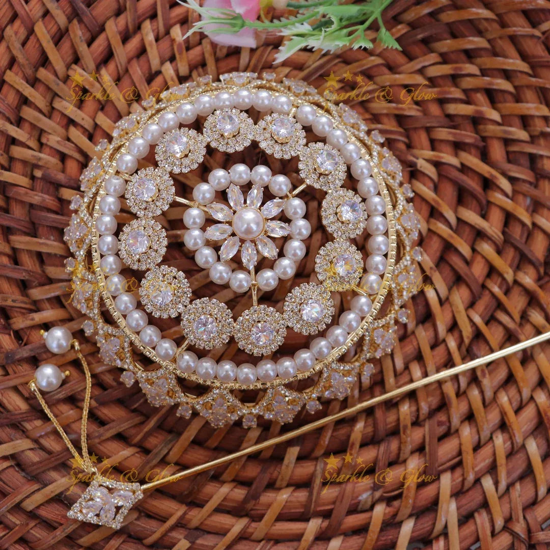 Elegant Pearl Hair Bun Accessories for Weddings