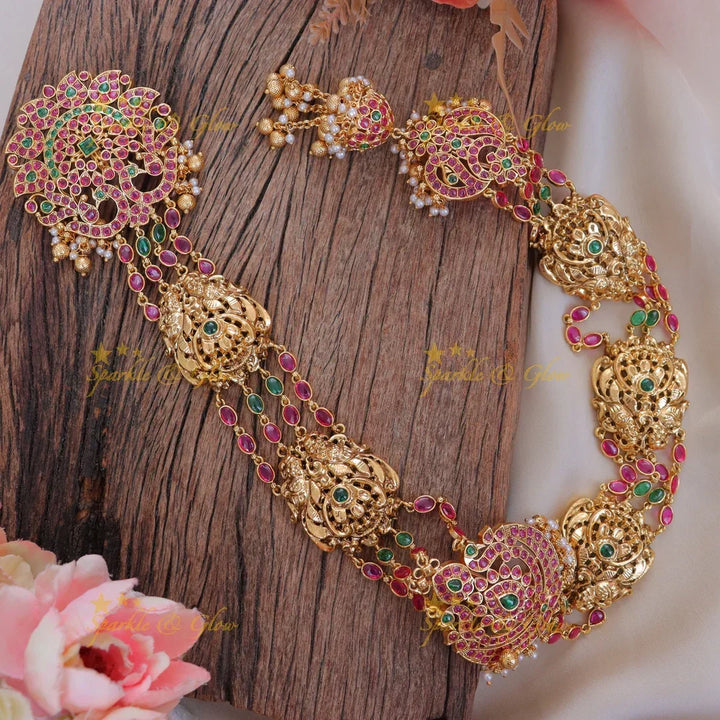 Elegant Gold-Plated Peacock Wedding Hair Accessory