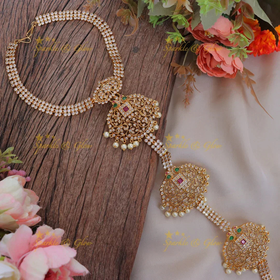 Exquisite Peacock Hairpiece – Perfectly Festive & Elegant