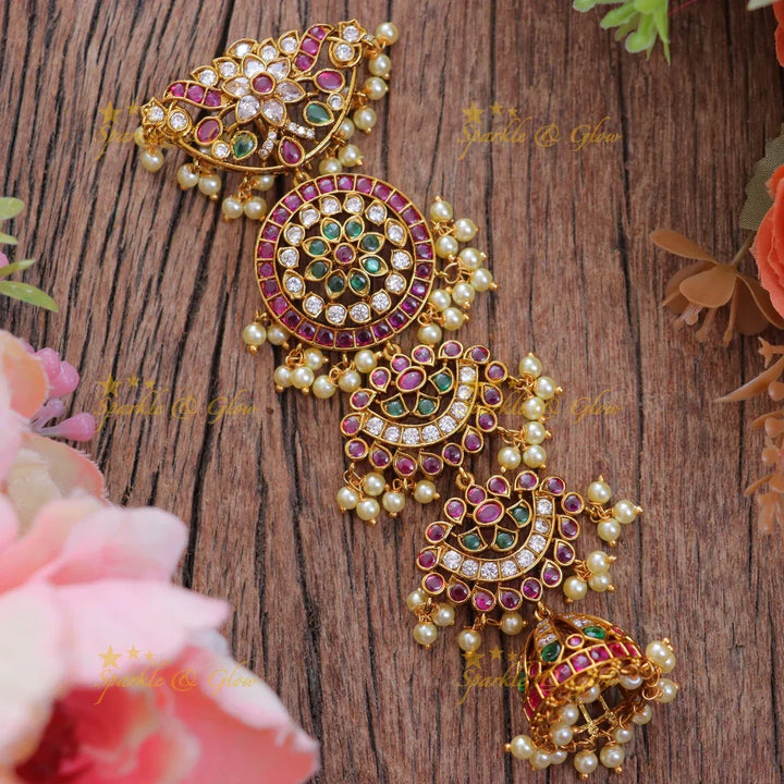 Exquisite Floral Pearl Hair Accessory | Jadabilla Design