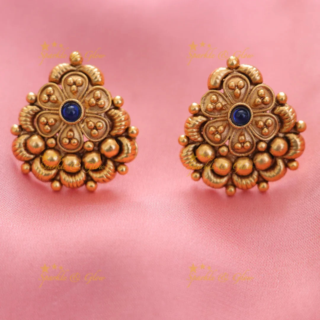 Exquisite Gold Beads Floral Necklace for Celebrations