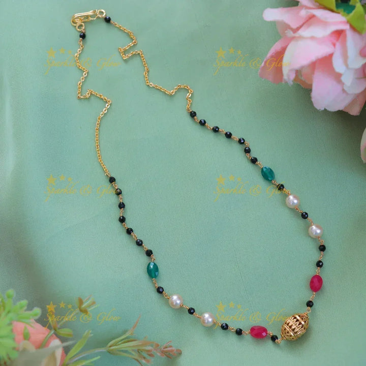 Elegant Harmony Pearl Necklace for Festive Occasions