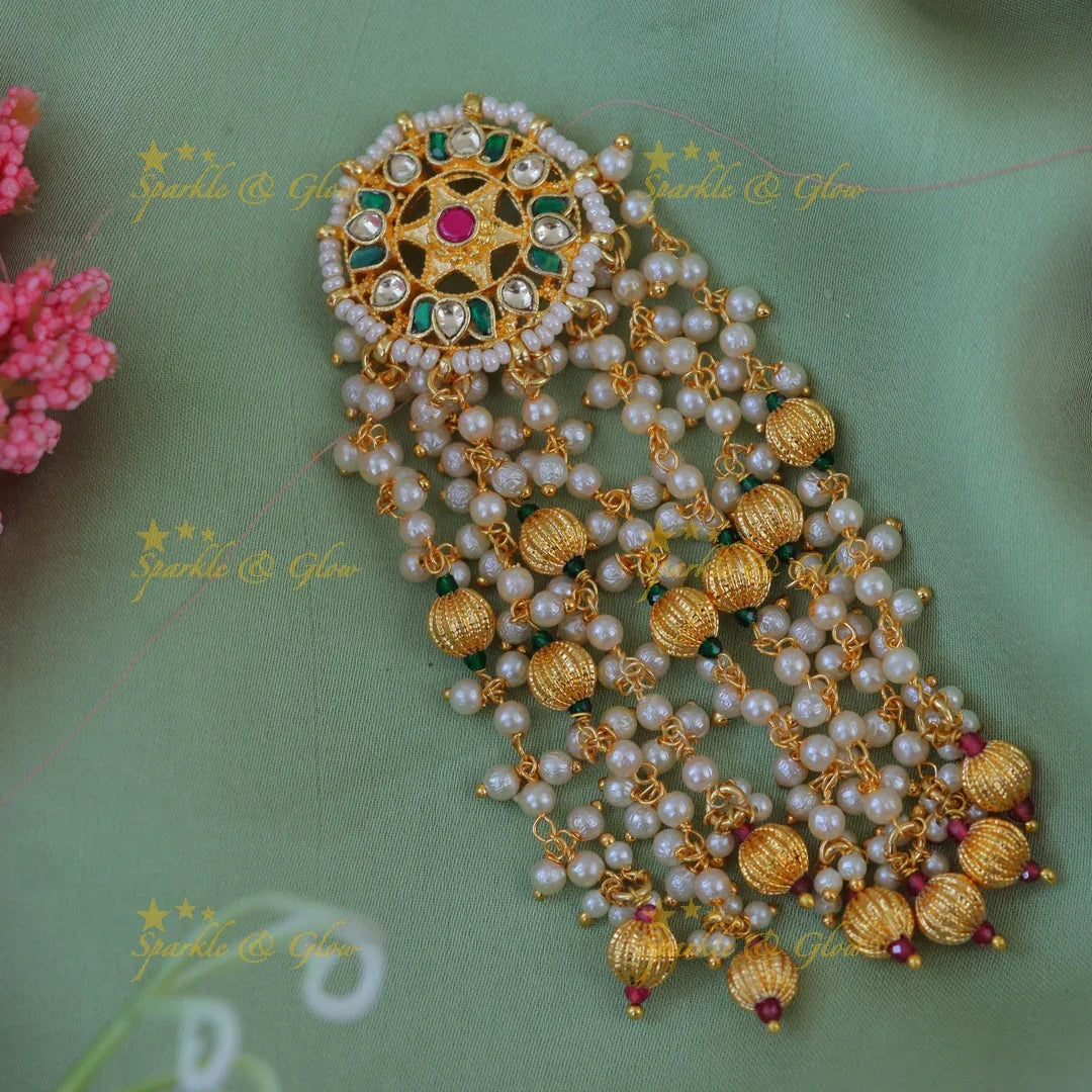 Exquisite Star Floral Pearl Hair Ornament – Sparkle & Glow