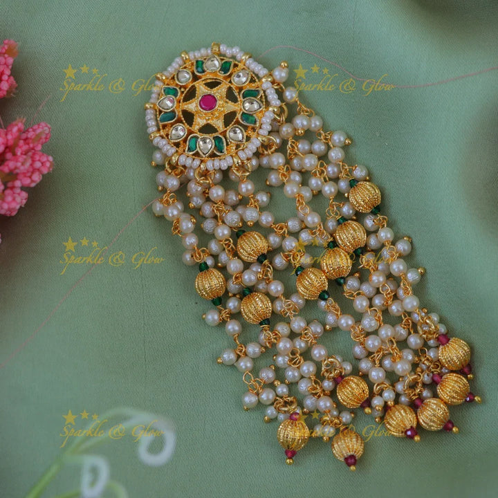 Exquisite Star Floral Pearl Hair Ornament – Sparkle & Glow