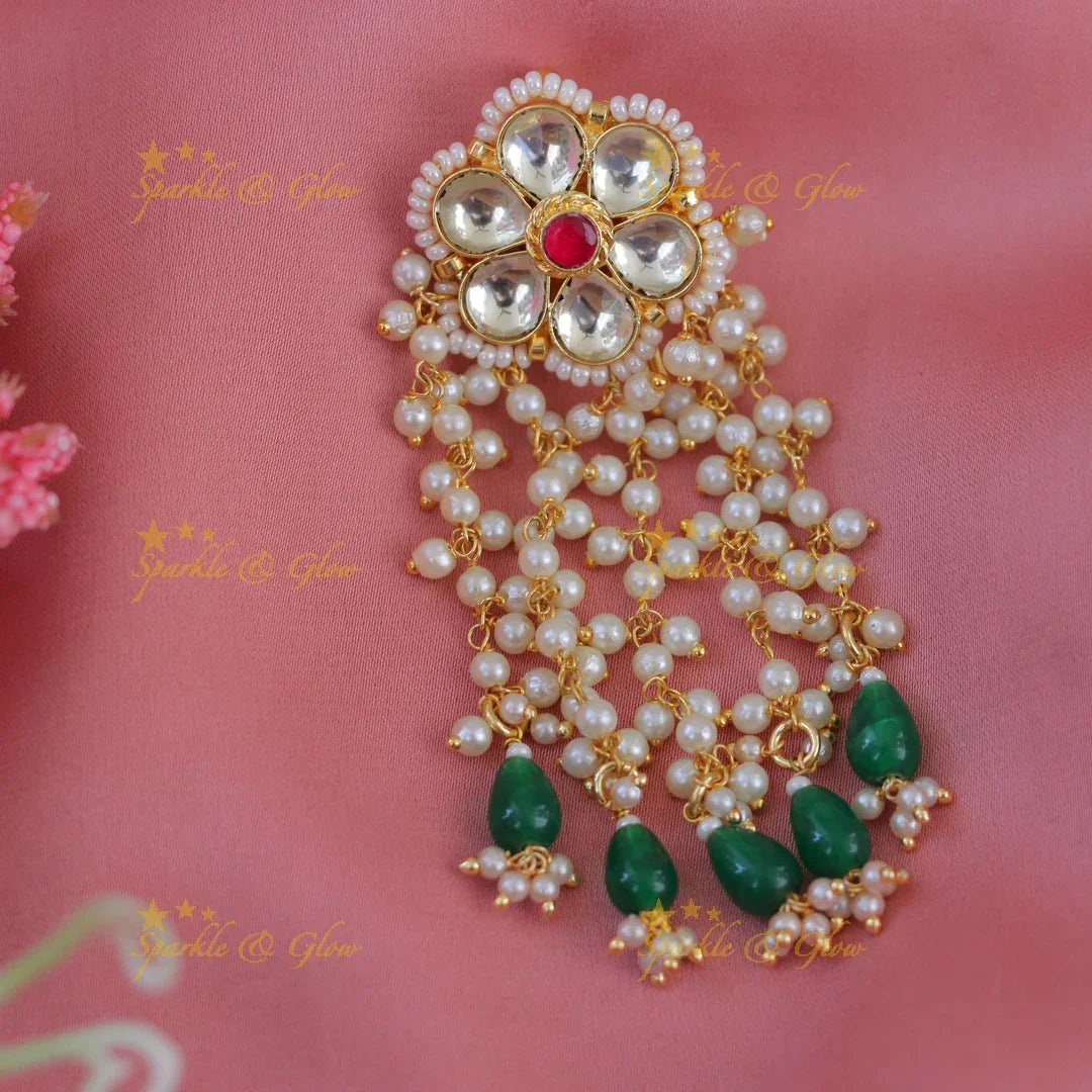 Elegant Pearl Bridal Hair Ornament - Sparkle & Glow