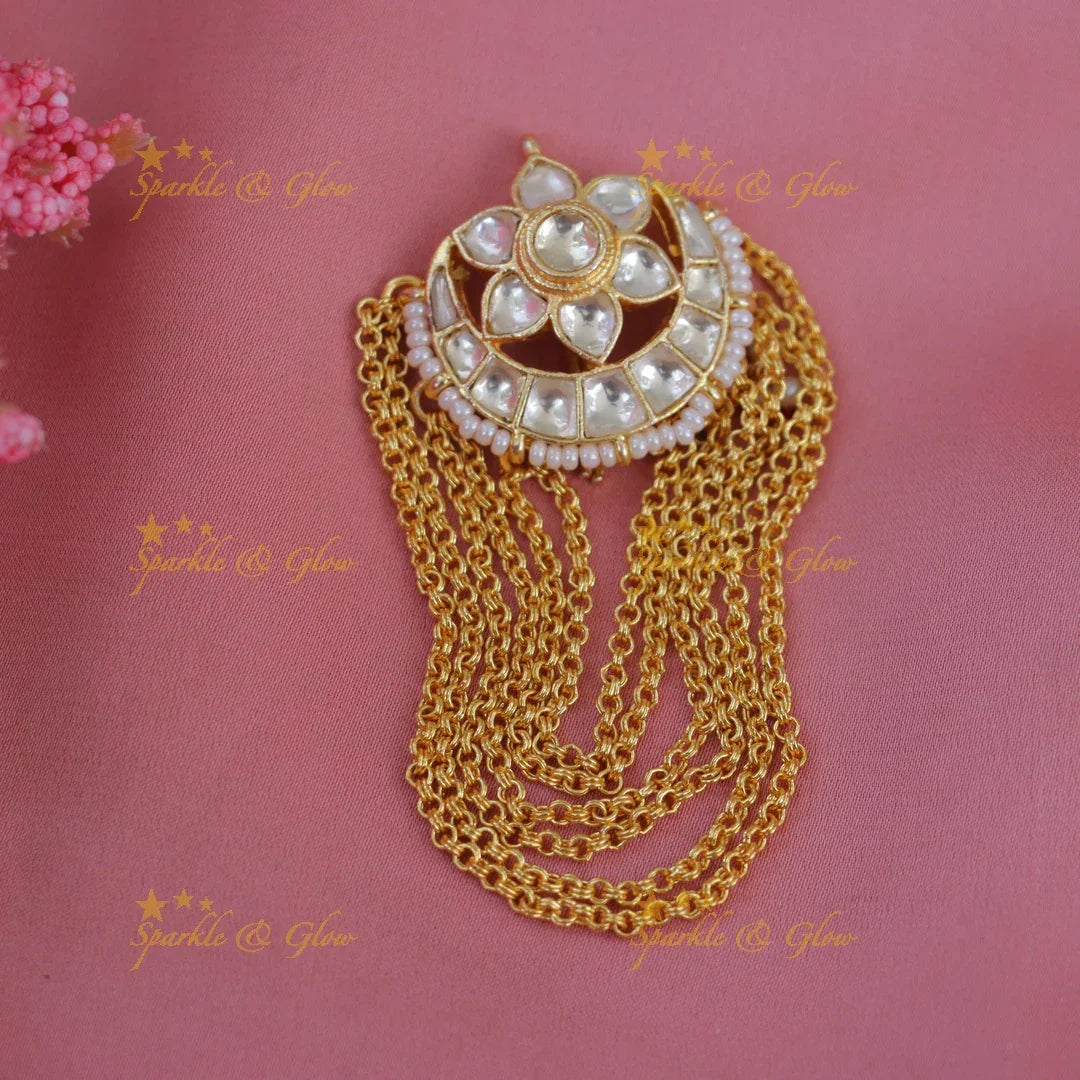 Elegant Gold Jadabilla Hair Accessory for Weddings