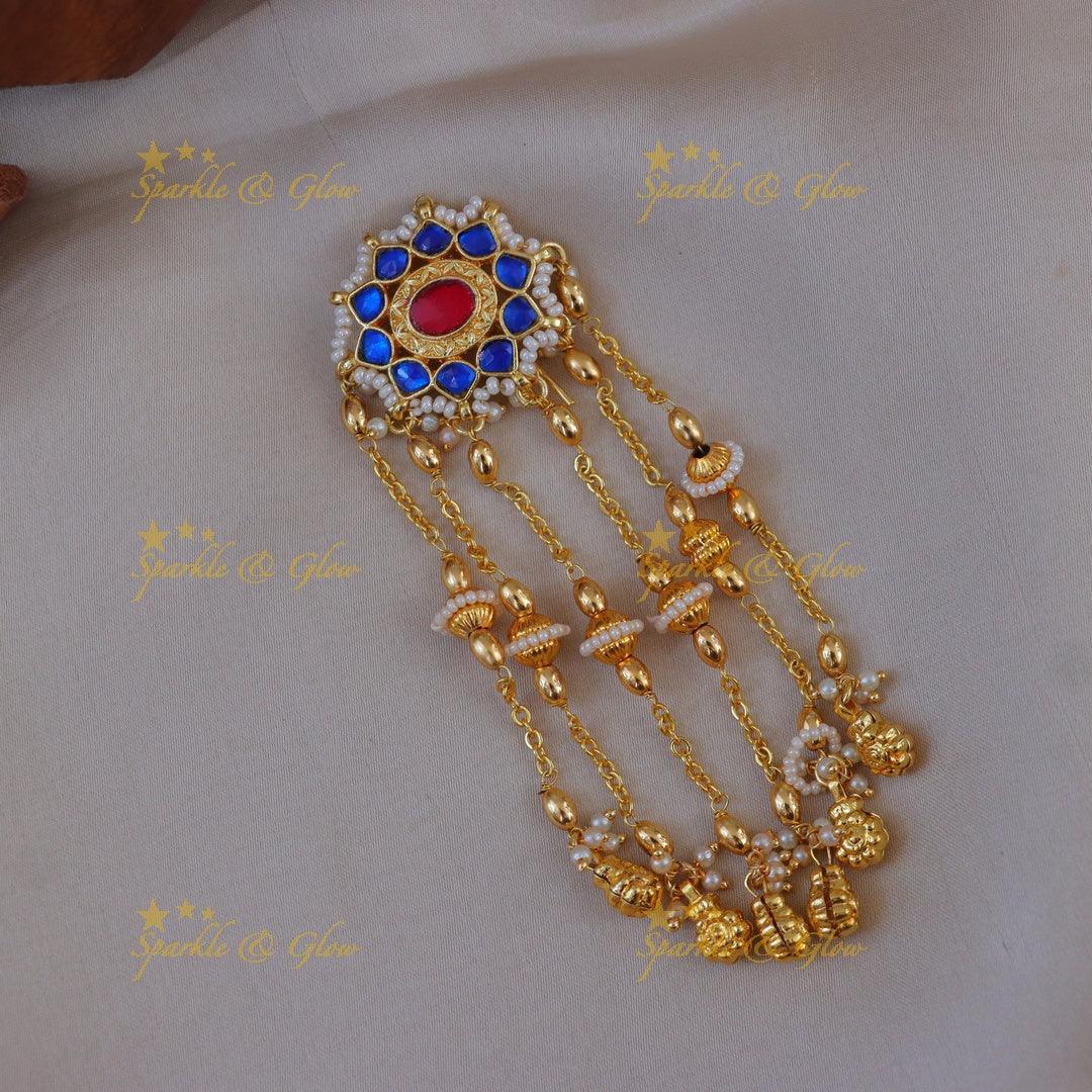 Elegant Pearl Gold Jadabilla Hair Ornament Online