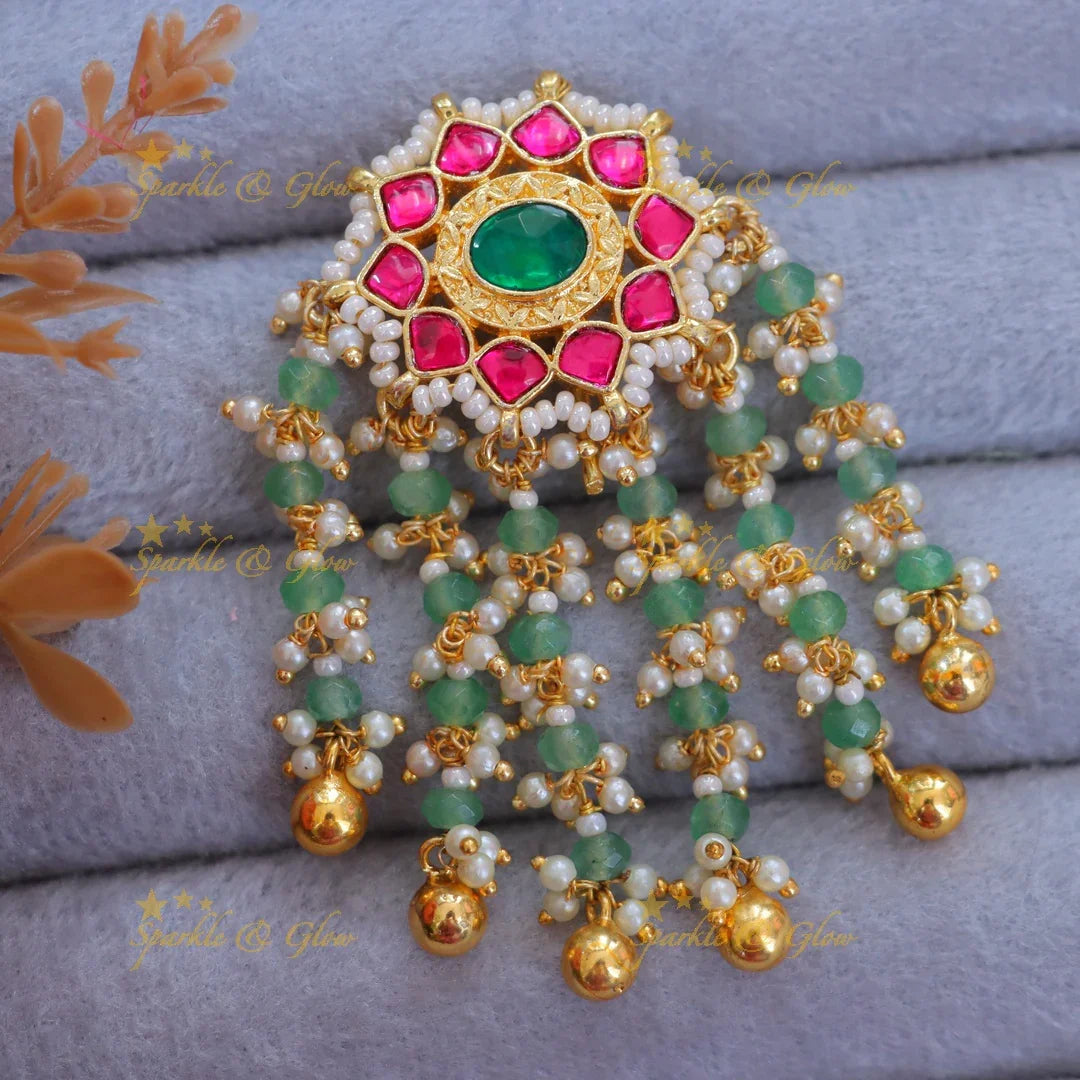 Exquisite Floral Jadabilla Hair Charm for Weddings