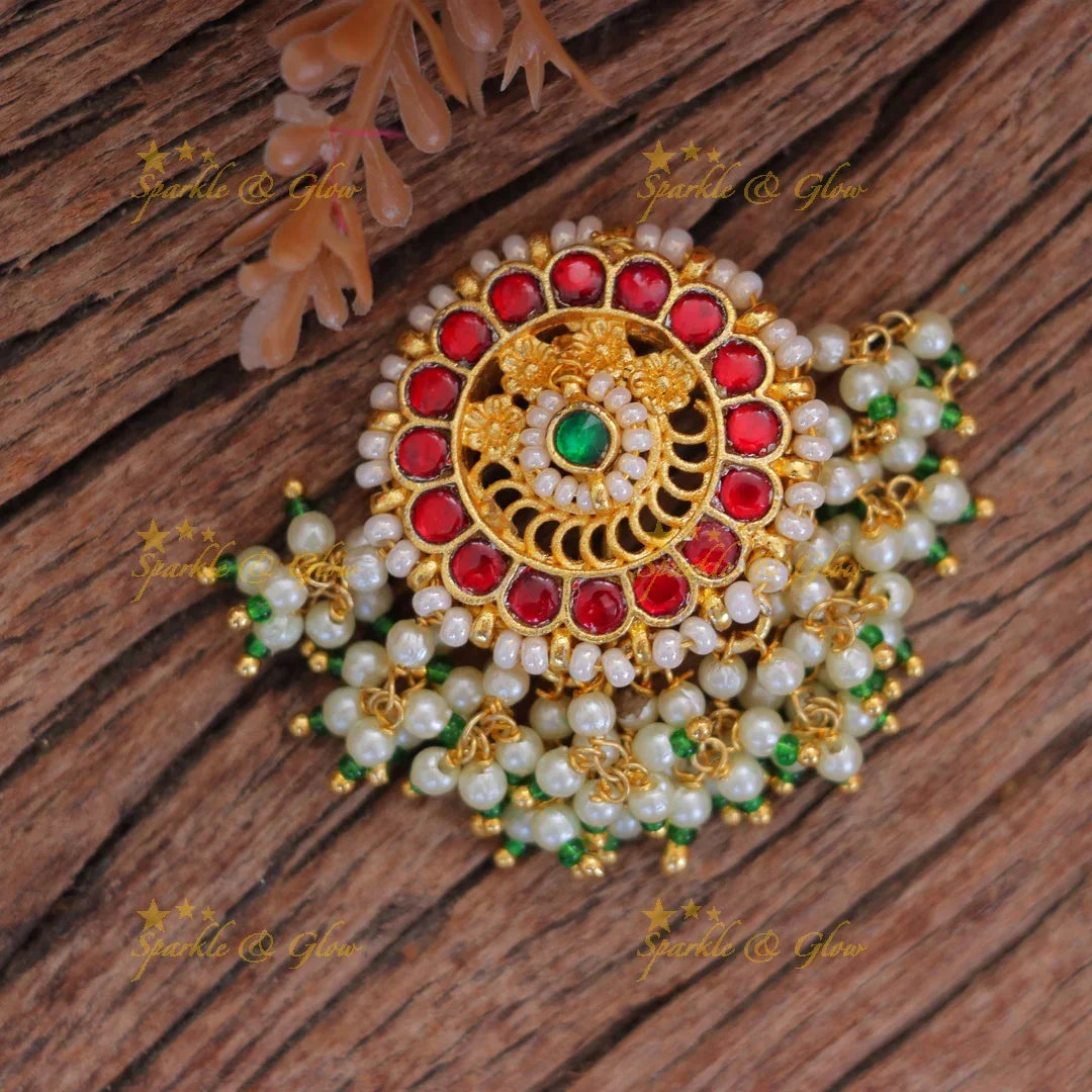 Exquisite Floral Pearl Jadabilla for Wedding Glamour