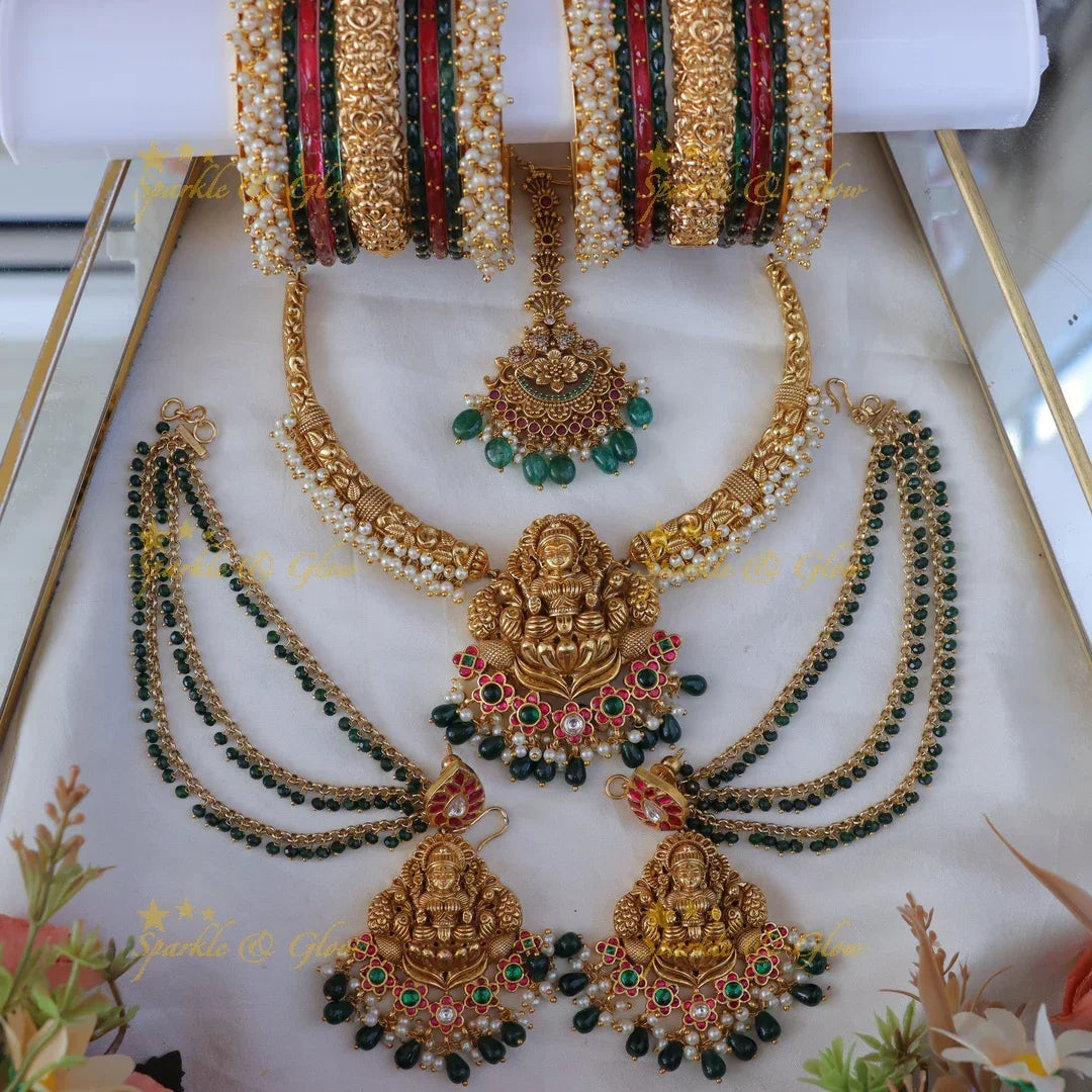 Exquisite Lakshmi Bridal Jewellery Set for Weddings