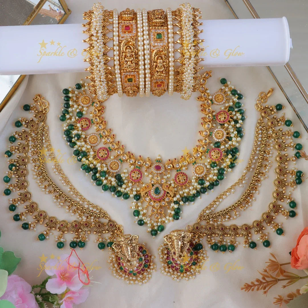 Exquisite Peacock Coin Bridal Imitation Jewelry Set