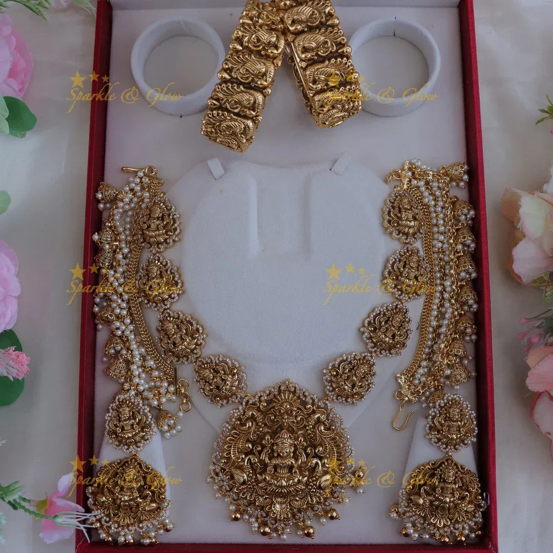 Luxurious Lakshmi Semi Bridal Set - Exquisite Design