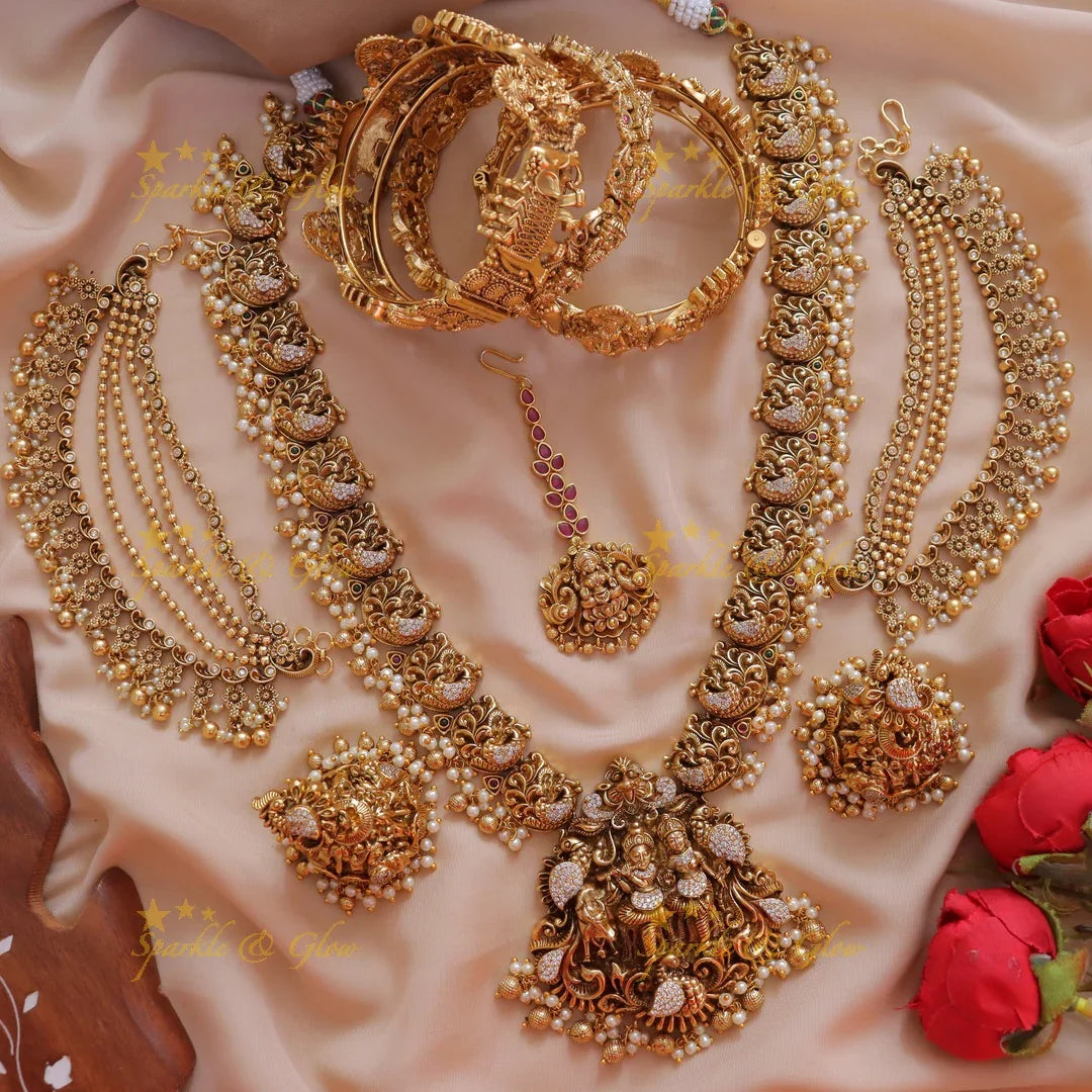 Exquisite Radhakrishna Semi-Bridal Jewellery Set Online