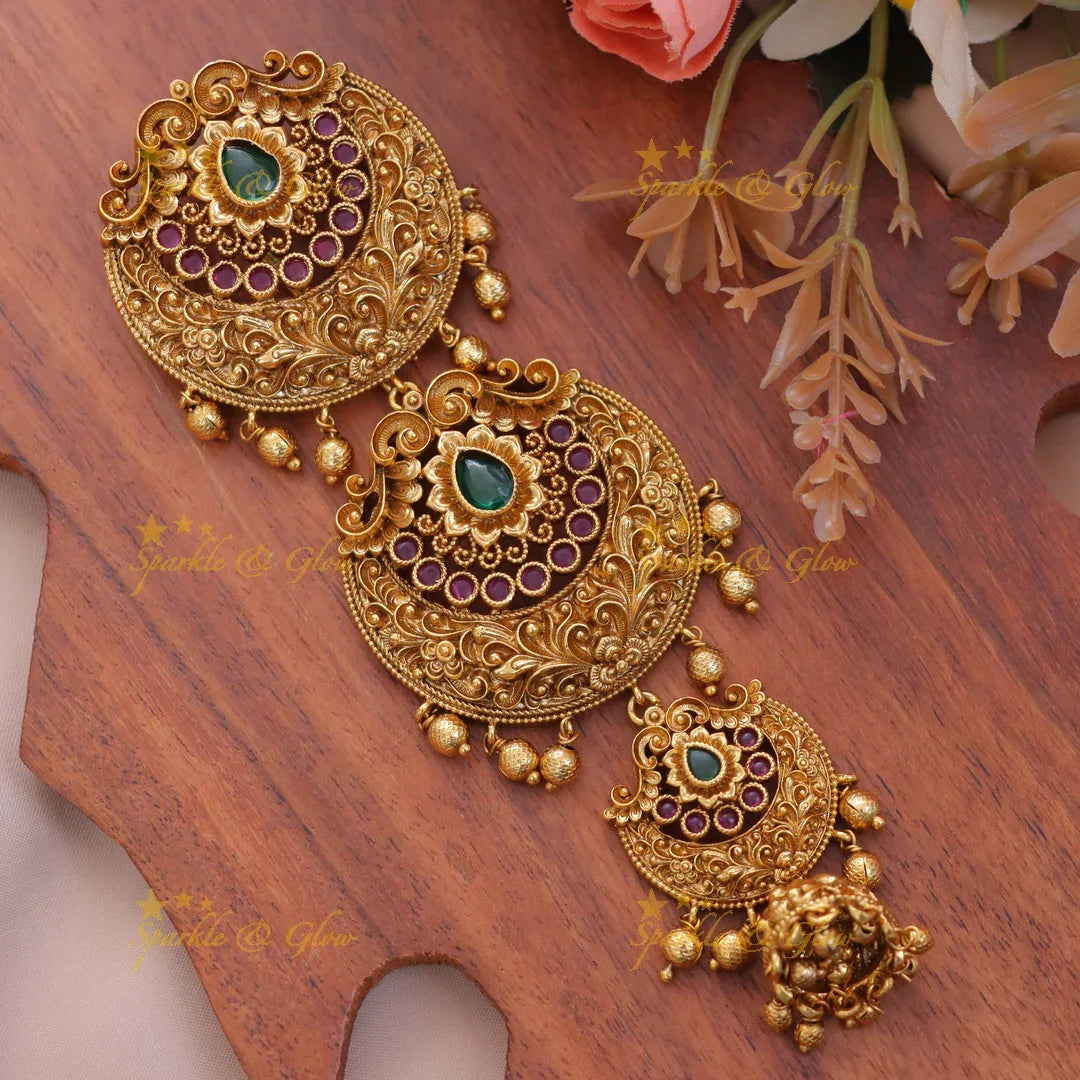 Exquisite Kemp Floral Hair Accessory for Festive Elegance