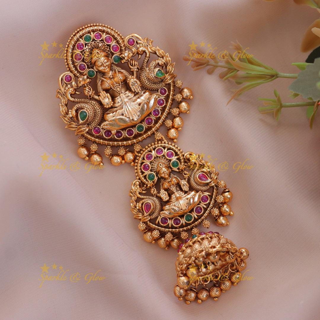 Exquisite Lakshmi Kemp Hairpiece for Celebrations