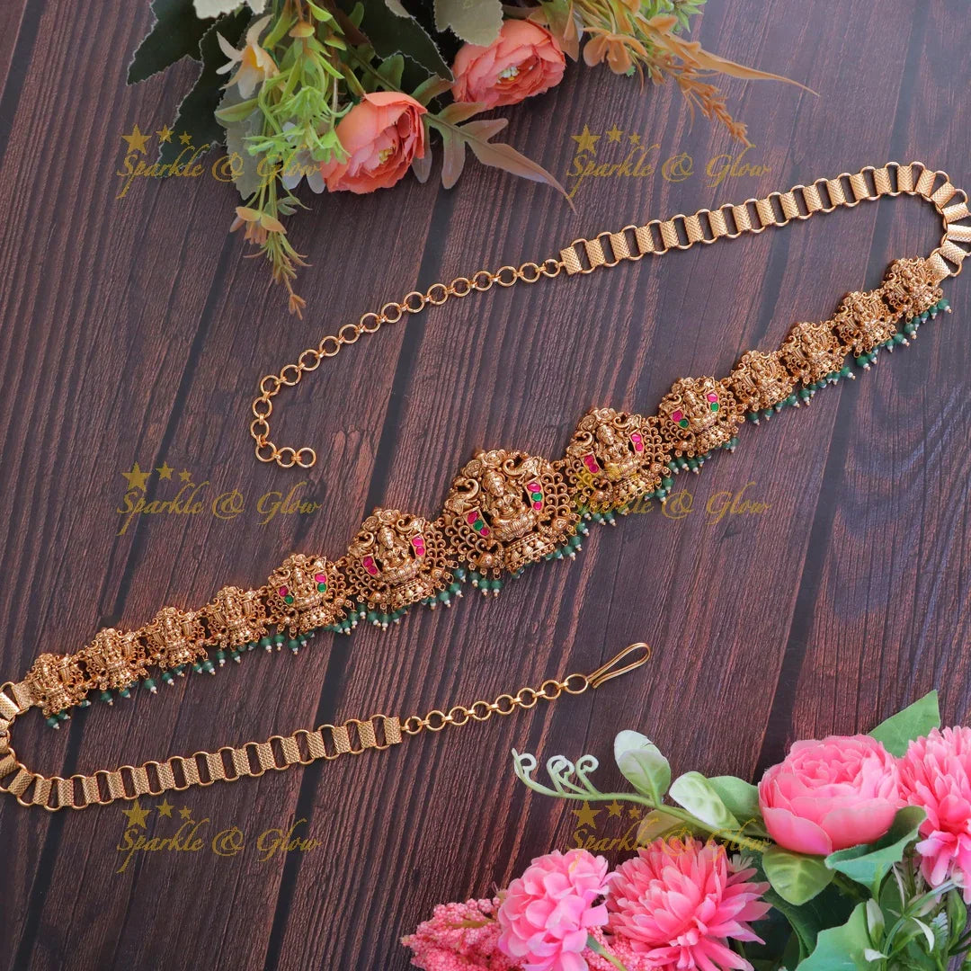 Exquisite Gold Alike Hip Chain for Weddings