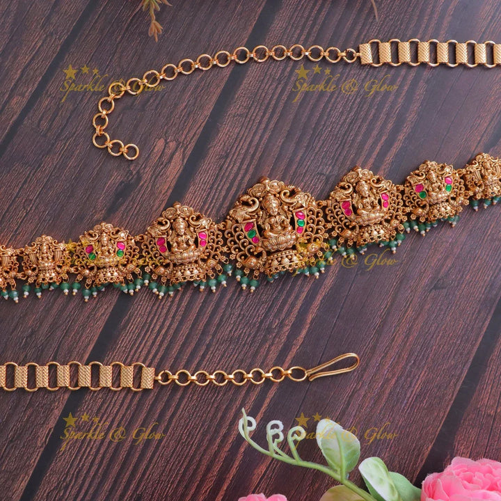 Exquisite Gold Alike Hip Chain for Weddings