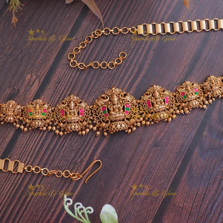 Exquisite Gold Alike Hip Chain for Weddings