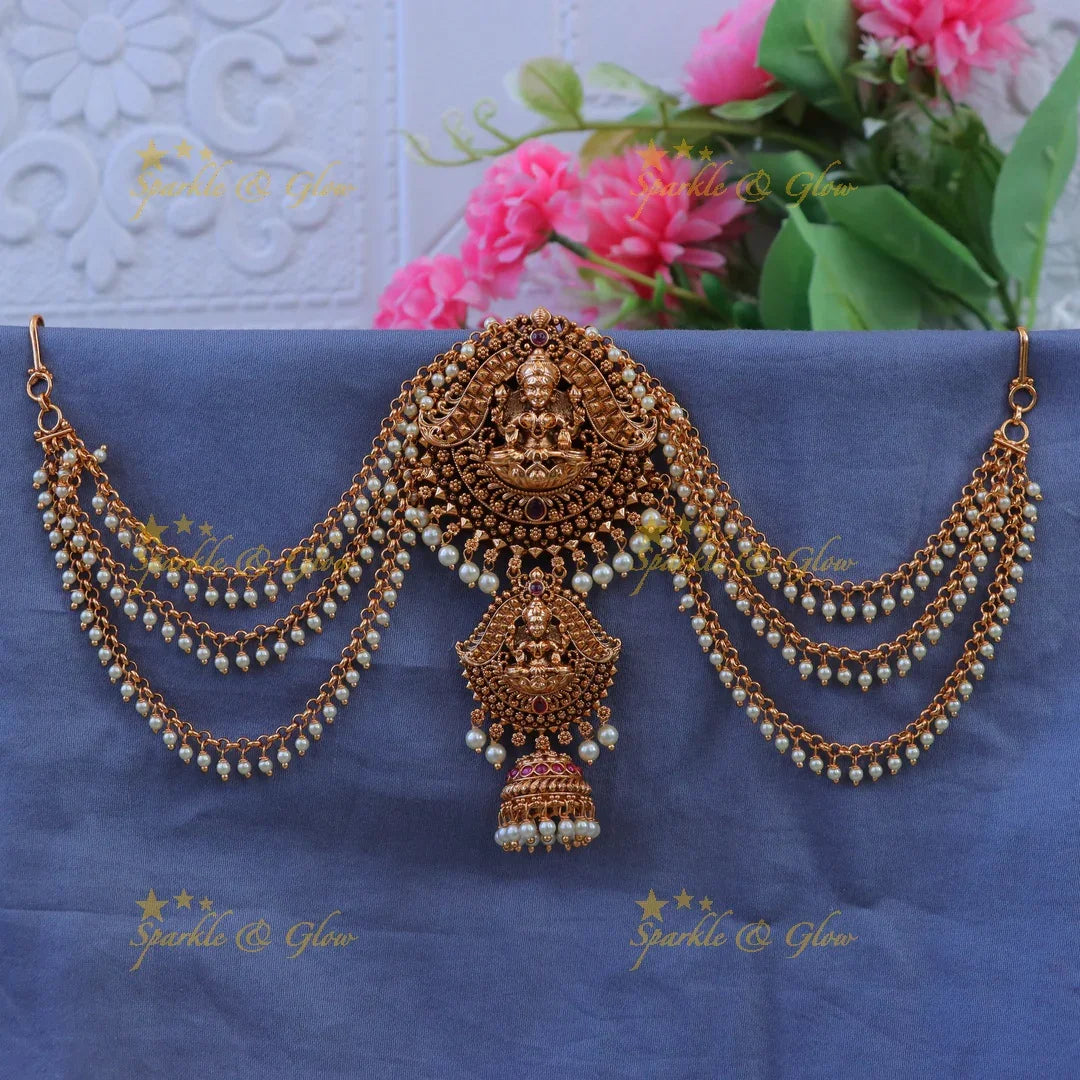 Luxurious Lakshmi Floral Jadabilla for Festive Elegance