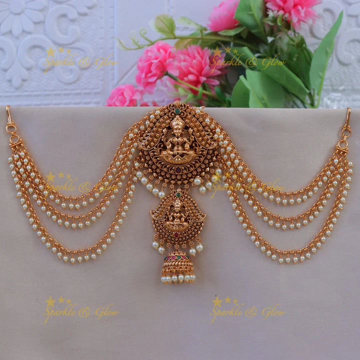 Luxurious Lakshmi Floral Jadabilla for Festive Elegance