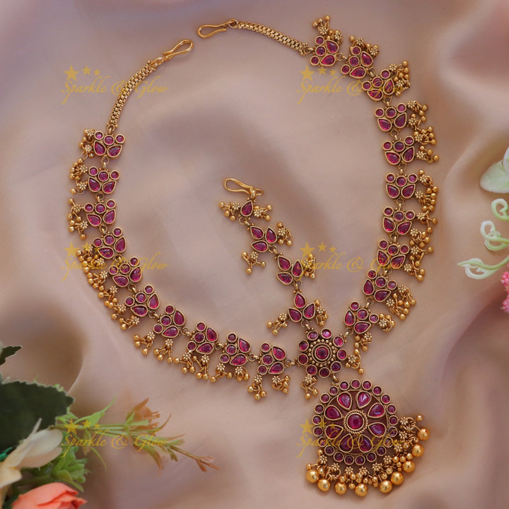 Exquisite Gold Kemp Maang Tikka for Festive Occasions