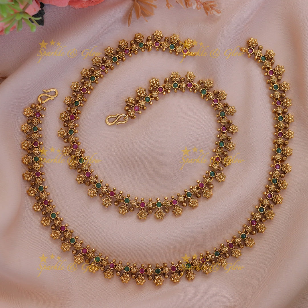 Elegant Kemp Floral Anklets for Celebrations