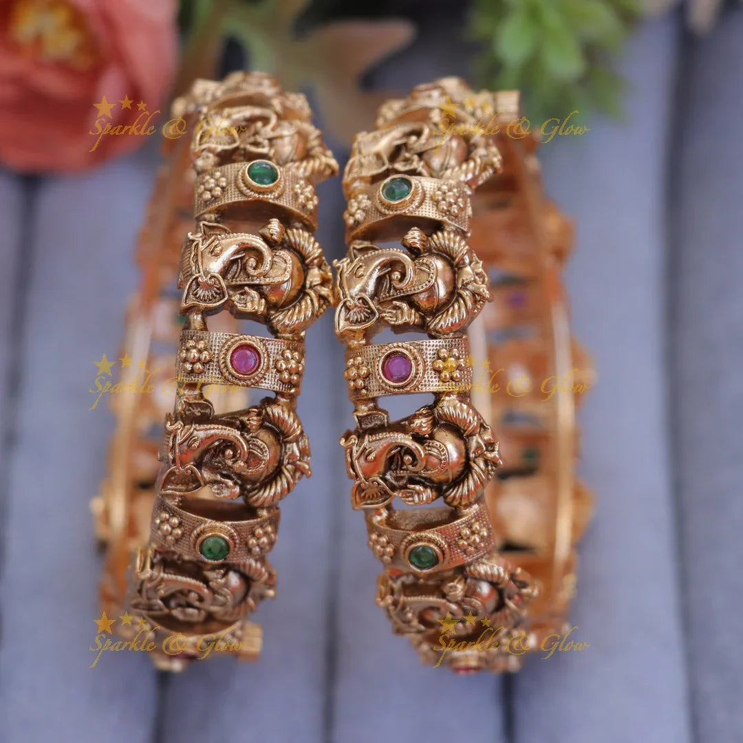 Elegant Ganesha Bangles for Celebrations
