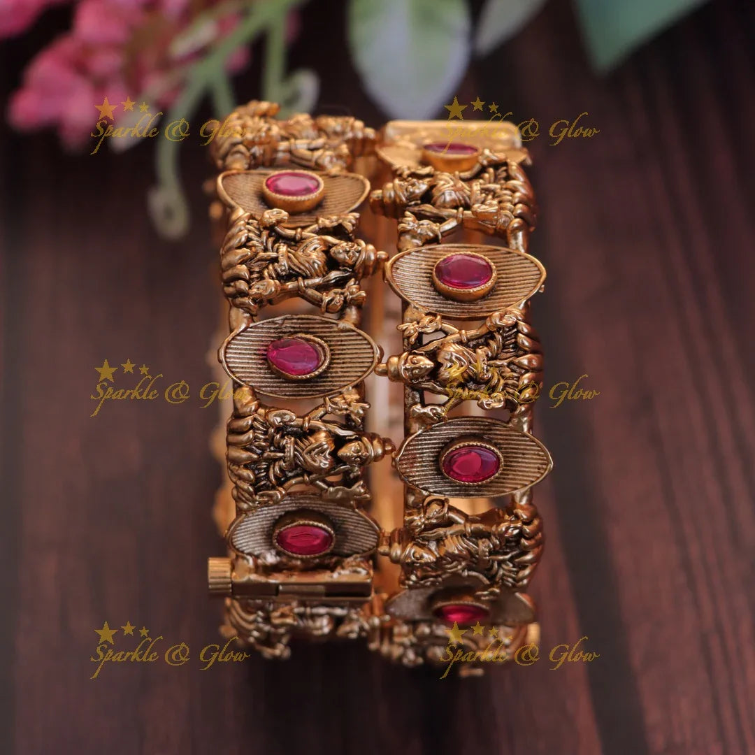 Exquisite Lakshmi Gold Bangles for Weddings & Festivals