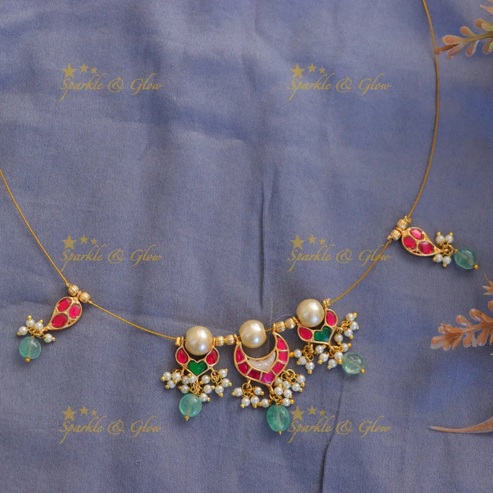 Elegant Gold Mango Necklace for Festive Occasions