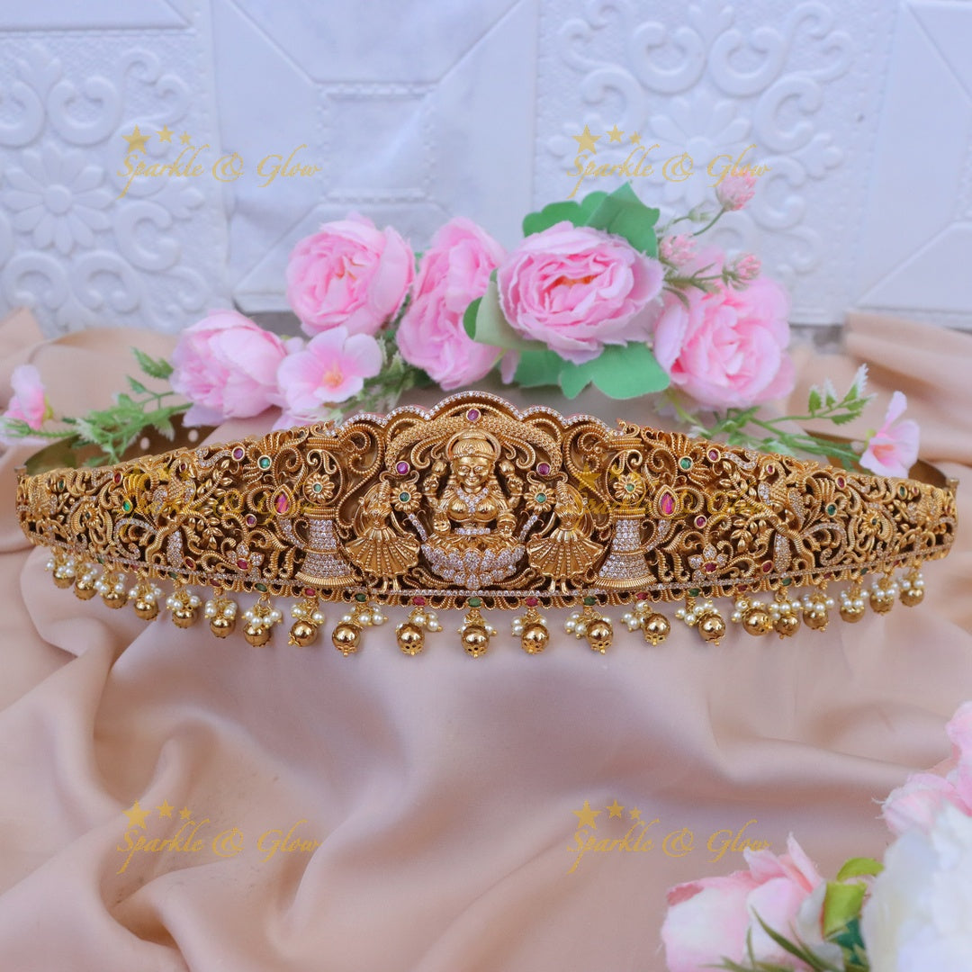 Exquisite Lakshmi Hipbelt for Festive Elegance