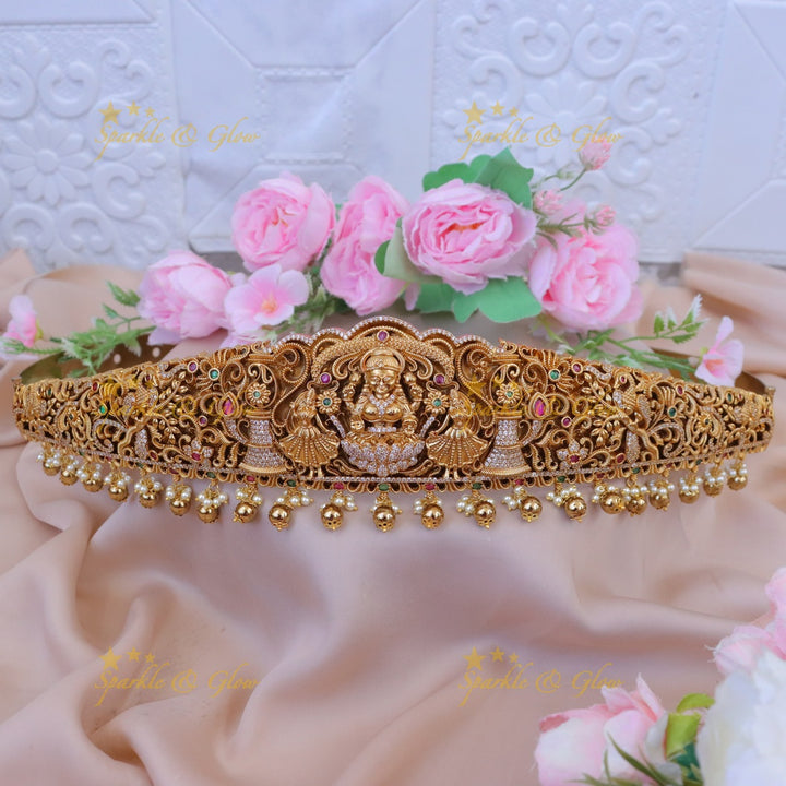 Exquisite Lakshmi Hipbelt for Festive Elegance