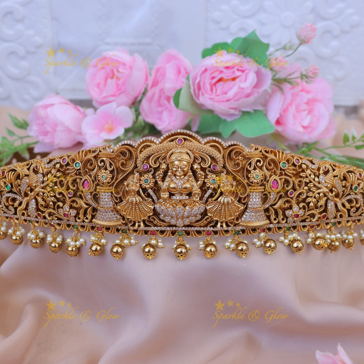 Exquisite Lakshmi Hipbelt for Festive Elegance