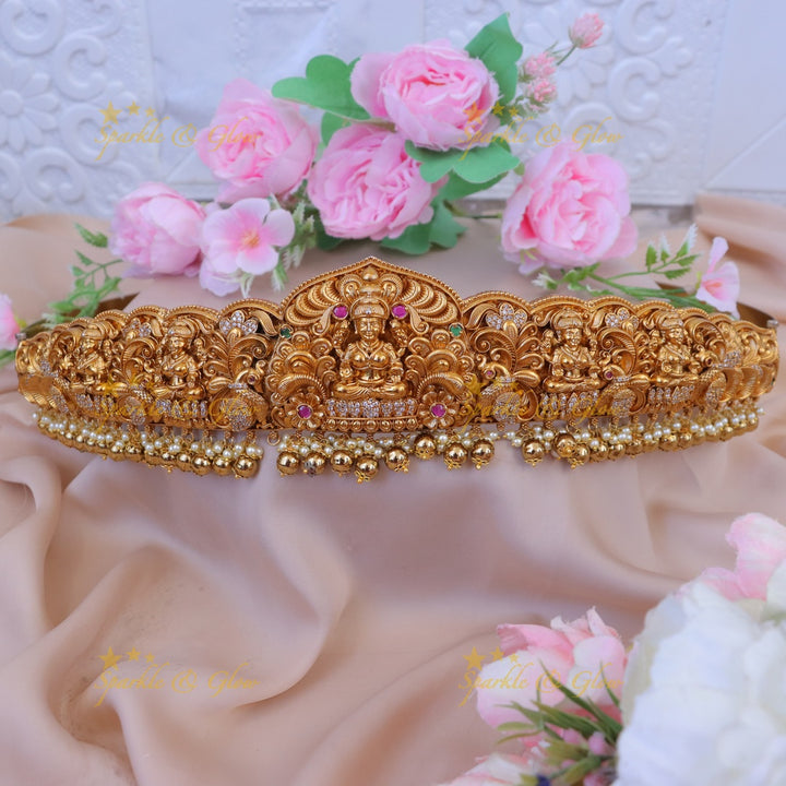 Exquisite Lakshmi Peacock Hipbelt - Perfect for Weddings