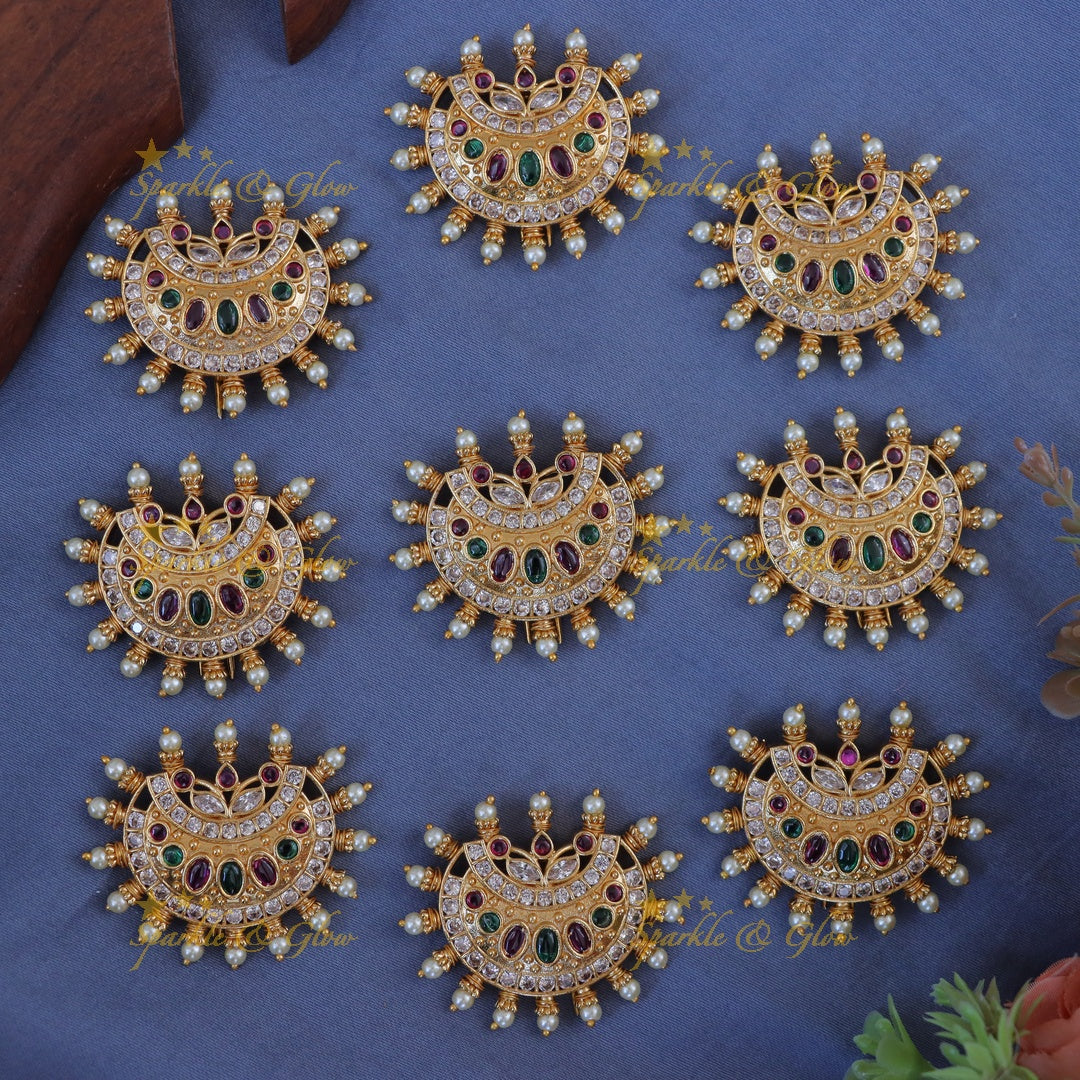 Exquisite Pearl U Shape Jadabilla Hair Accessory | Sparkle & Glow