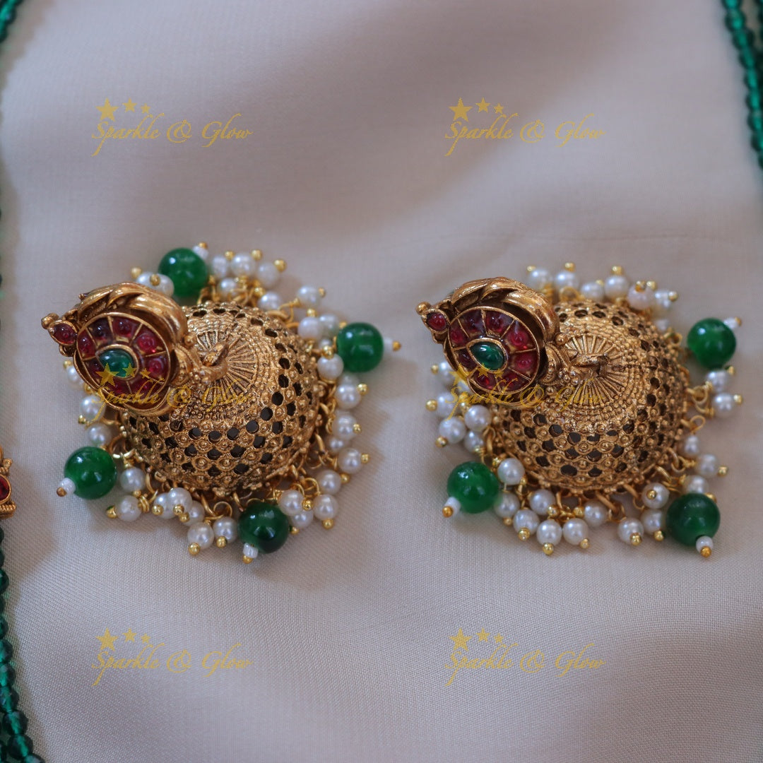 Exquisite Peacock Necklace for Festive Celebrations