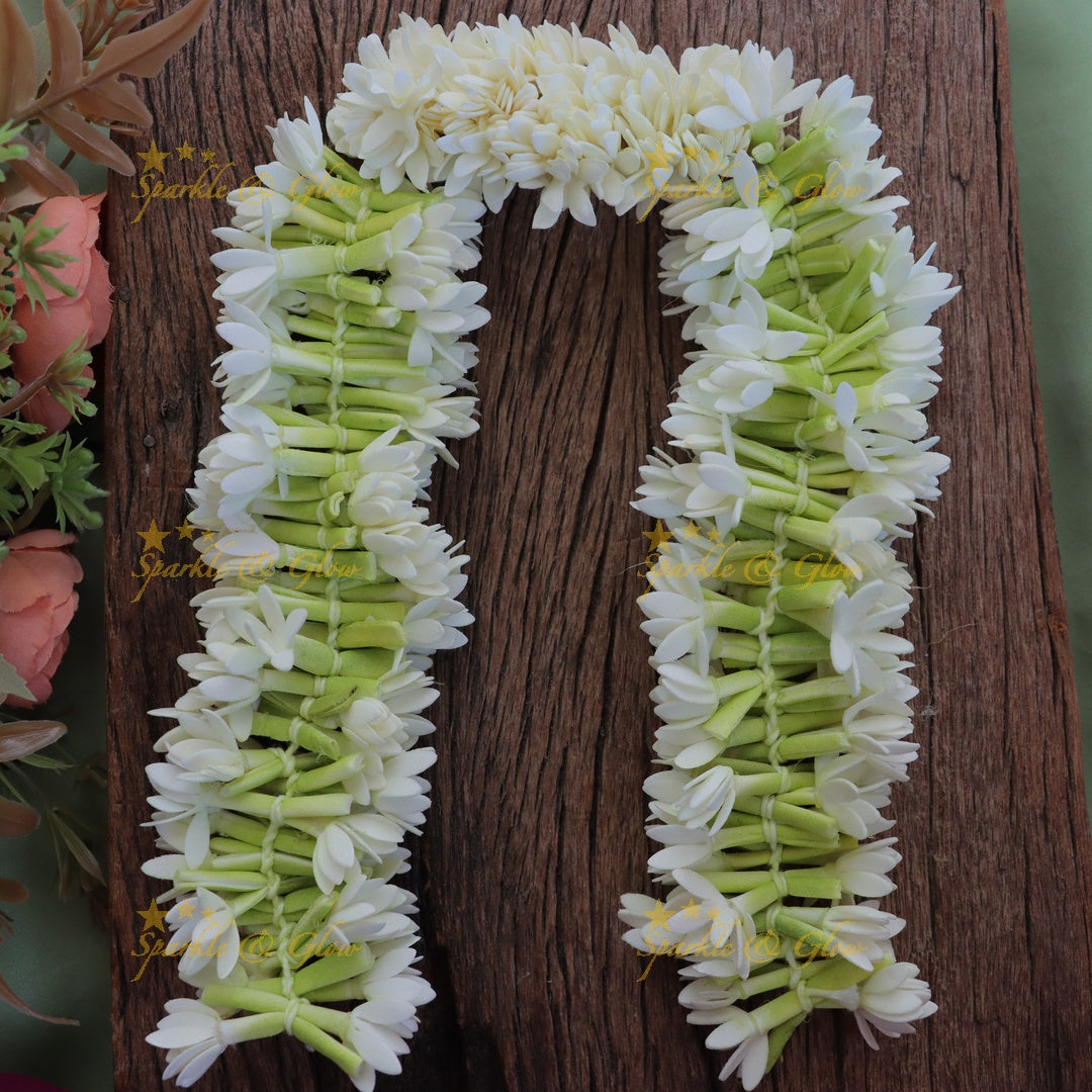 Jasmine Hair Clip: Elegant Wedding & Festive Accessory