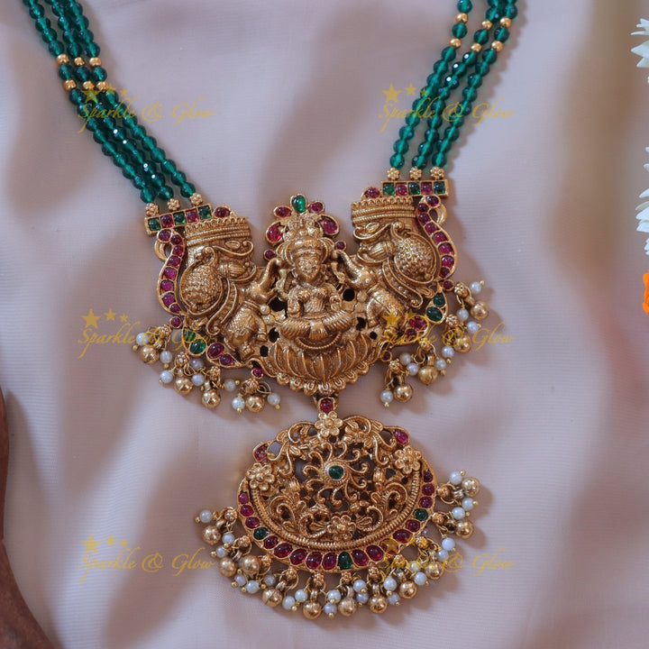 Exquisite Lakshmi Elephant Temple Necklace Collection