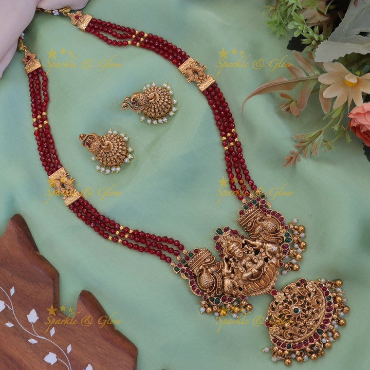 Exquisite Lakshmi Elephant Temple Necklace Collection